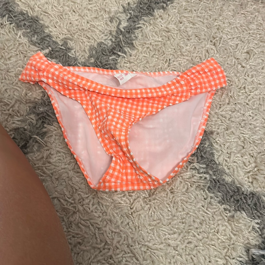Never Worn Orange Bathing Suit Bottoms